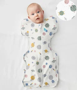 Love To Dream Swaddle UP Designer Collection Lite, Medium - Space White