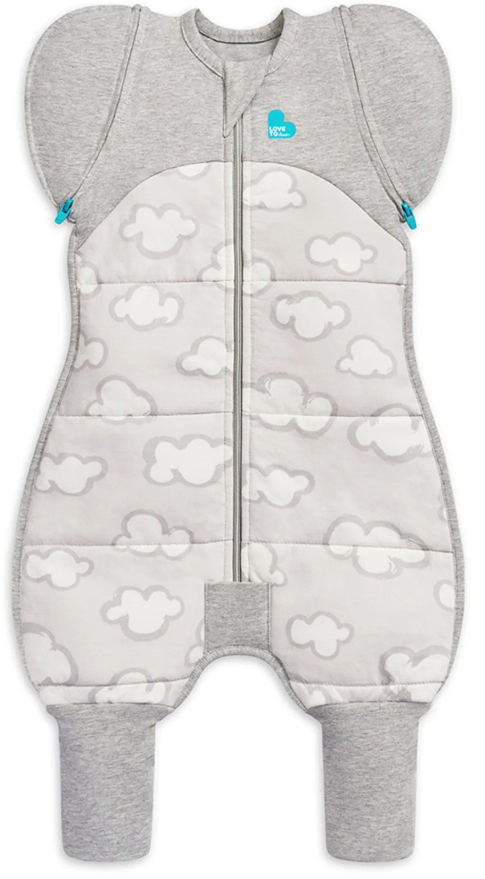 Love To Dream Swaddle UP Transition Suit Quilted Cotton 2.5 TOG, X-Large - Daydream Grey