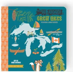 Lucy Darling Board Book - All Aboard Great Lakes: A Seek and Find Book