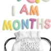 Lucy Darling Monthly Milestone Felt Letters - Pastel