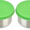 LunchBots Dips Container, 4.5 oz - Set of 2 - Green