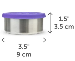 LunchBots Dips Container, 4.5 oz - Set of 2 - Green