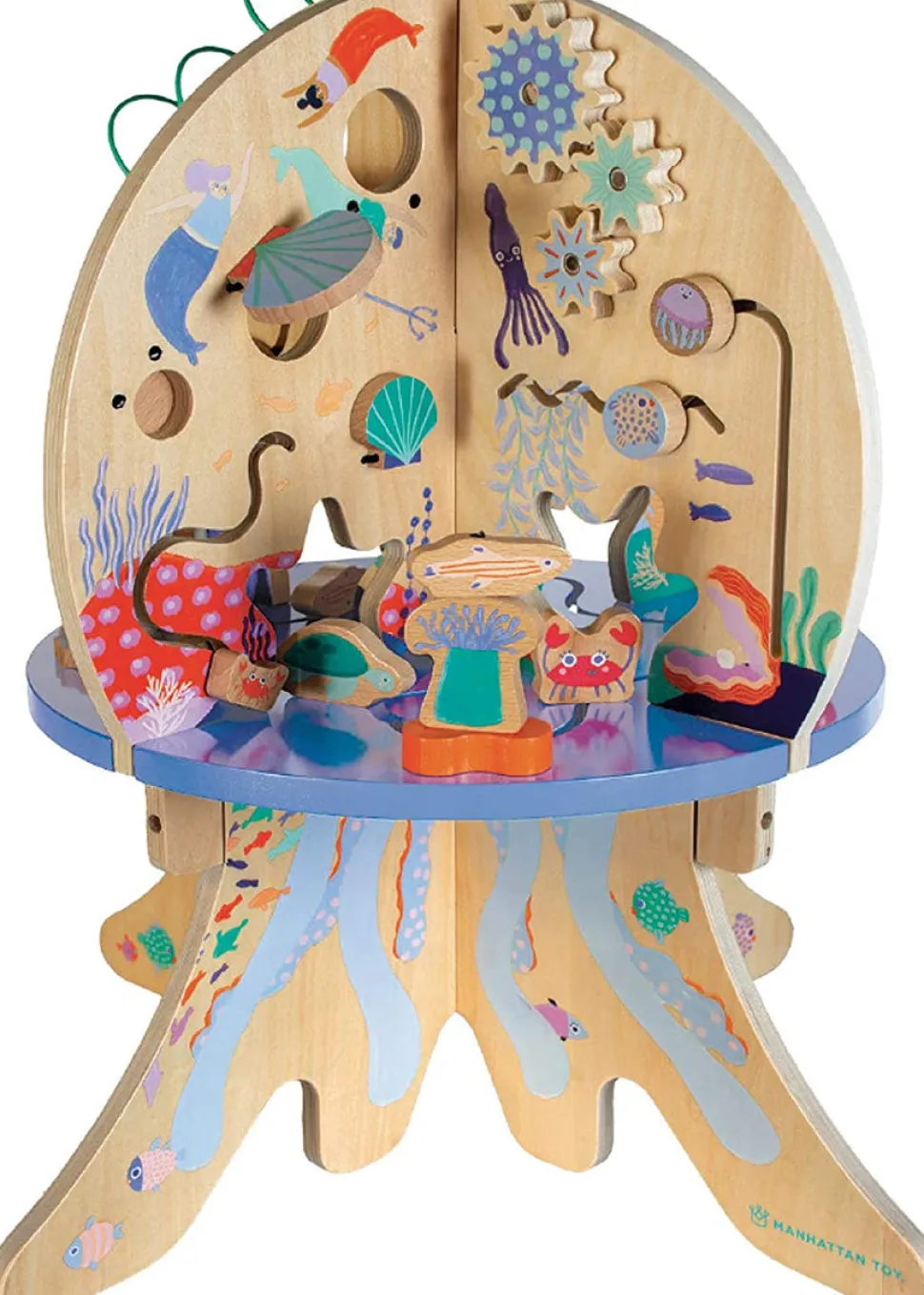 Manhattan Toy Deep Sea Adventure Wooden Toddler Activity Center