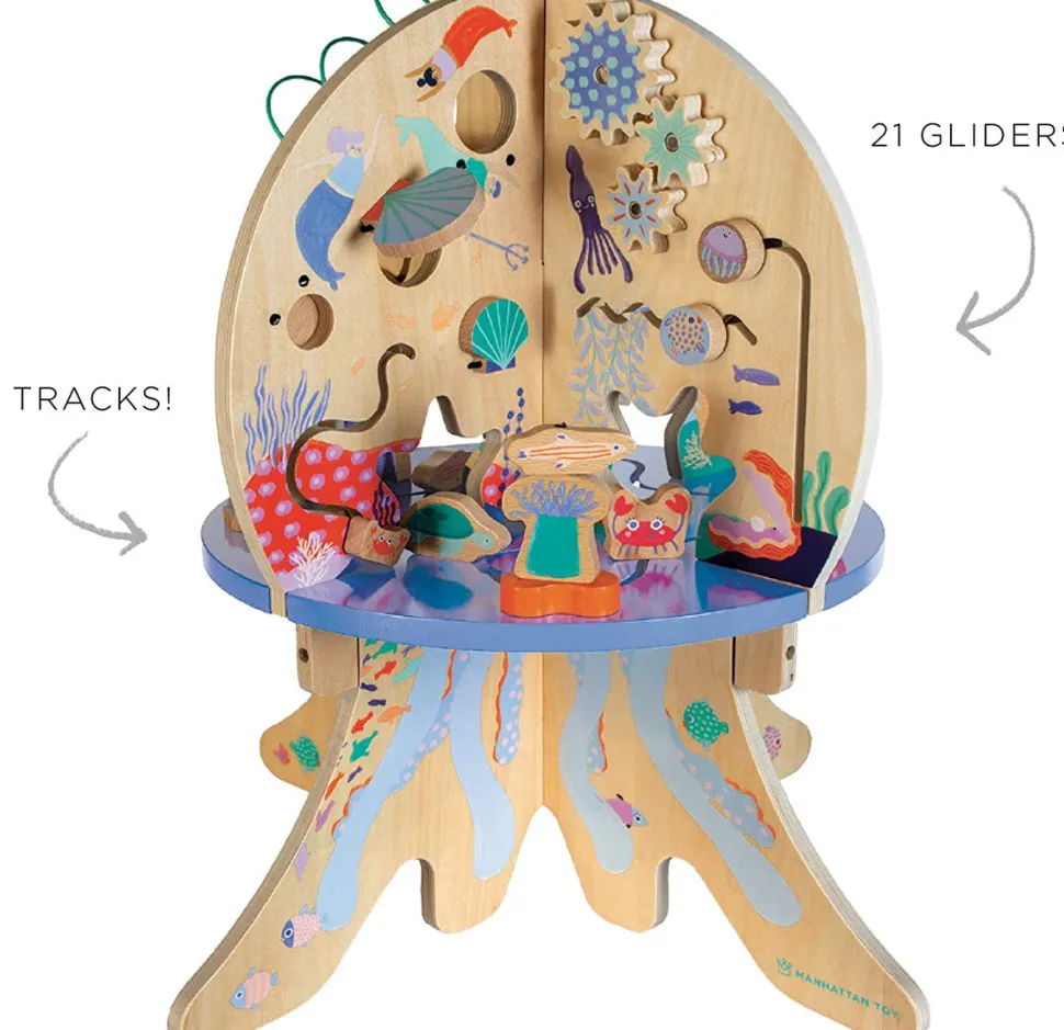 Manhattan Toy Deep Sea Adventure Wooden Toddler Activity Center