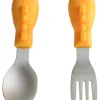 Marcus & Marcus Palm Grasp Spoon & Fork Set Lola the Giraffe