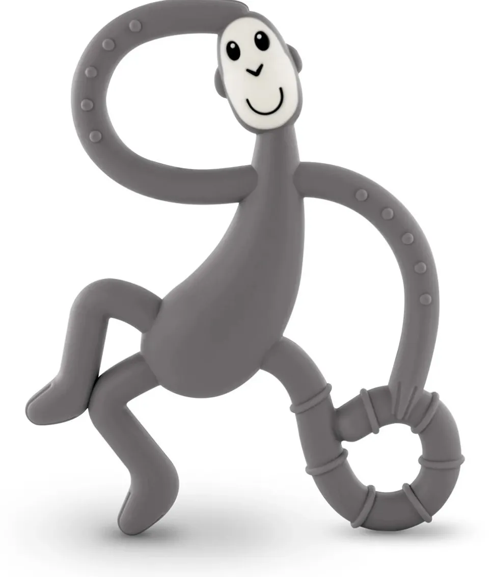 Matchstick Monkey Dancing Monkey Teether - Gray