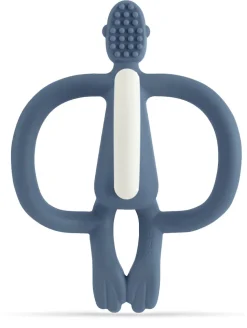 Matchstick Monkey Original Monkey Teething Toy - Airforce Blue
