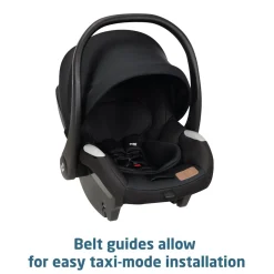 Maxi-Cosi Gia XP Luxe 3-Wheel Travel System - Midnight Black