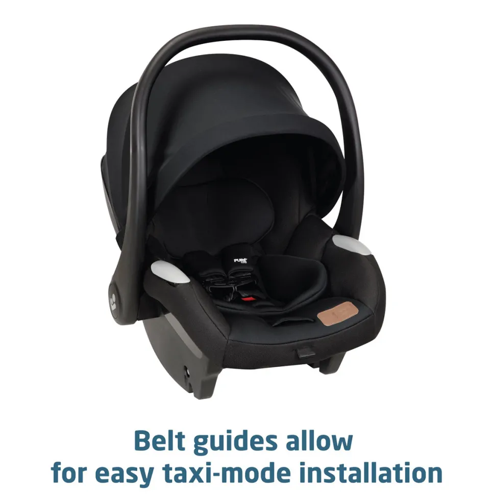 Maxi-Cosi Gia XP Luxe 3-Wheel Travel System - Midnight Black