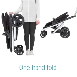 Maxi-Cosi Lila Single-to-Double Stroller - Nomad Black