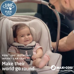 Maxi-Cosi Peri 180 Rotating Infant Car Seat - Onyx Wonder