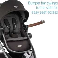 Maxi-Cosi Zelia2 Max 5-in-1 Modular Travel System - Essential Black