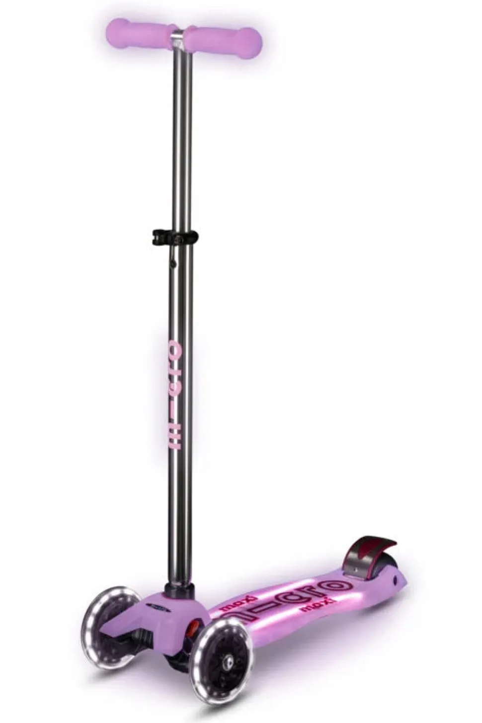 Micro Kickboard Micro Maxi Glow Plus LED Scooter - Luminous Purple