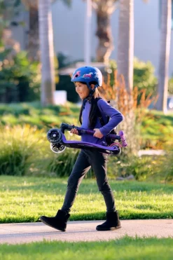 Micro Kickboard Micro Maxi Foldable LED Scooter - Purple