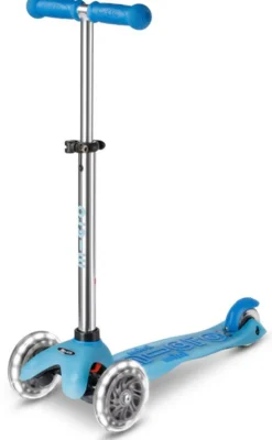 Micro Kickboard Micro Mini Glow Plus LED Scooter (2-5 years) - Arctic Blue
