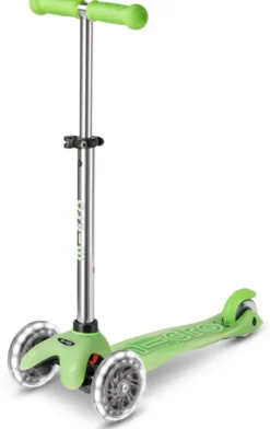 Micro Kickboard Micro Mini Glow Plus LED Scooter (2-5 years) - Icy Lime