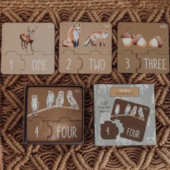 Modern Monty Counting Puzzle - Woodland