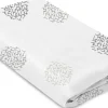 4moms Mamaroo Sleep Cotton Bassinet Sheet - White Crosshatch