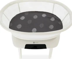 4moms Mamaroo Sleep Cotton Bassinet Sheet - Grey Crosshatch
