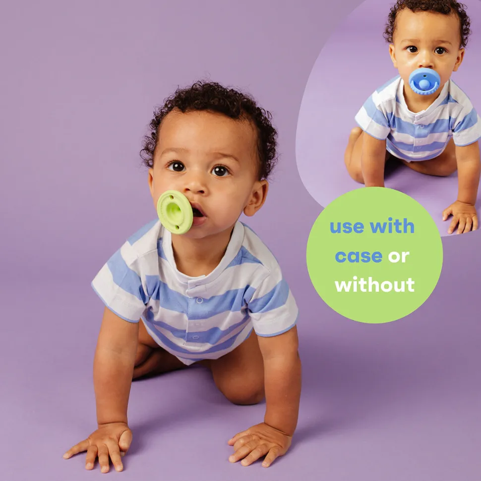 morepeas Flip & Store Pacifier - Sherbert