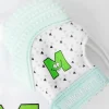 Munch Mitt Teething Mitten - Mint Green Triangles