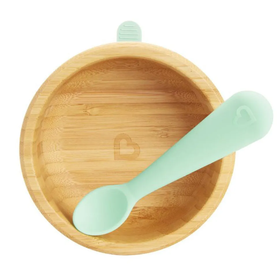 Munchkin Bambou Bowl & Spoon Set