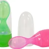 Munchkin Click Lock Food Pouch Spoons, 2-pk - Green/Pink