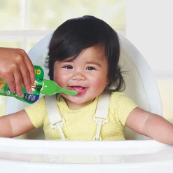 Munchkin Click Lock Food Pouch Spoons, 2-pk - Green/Pink