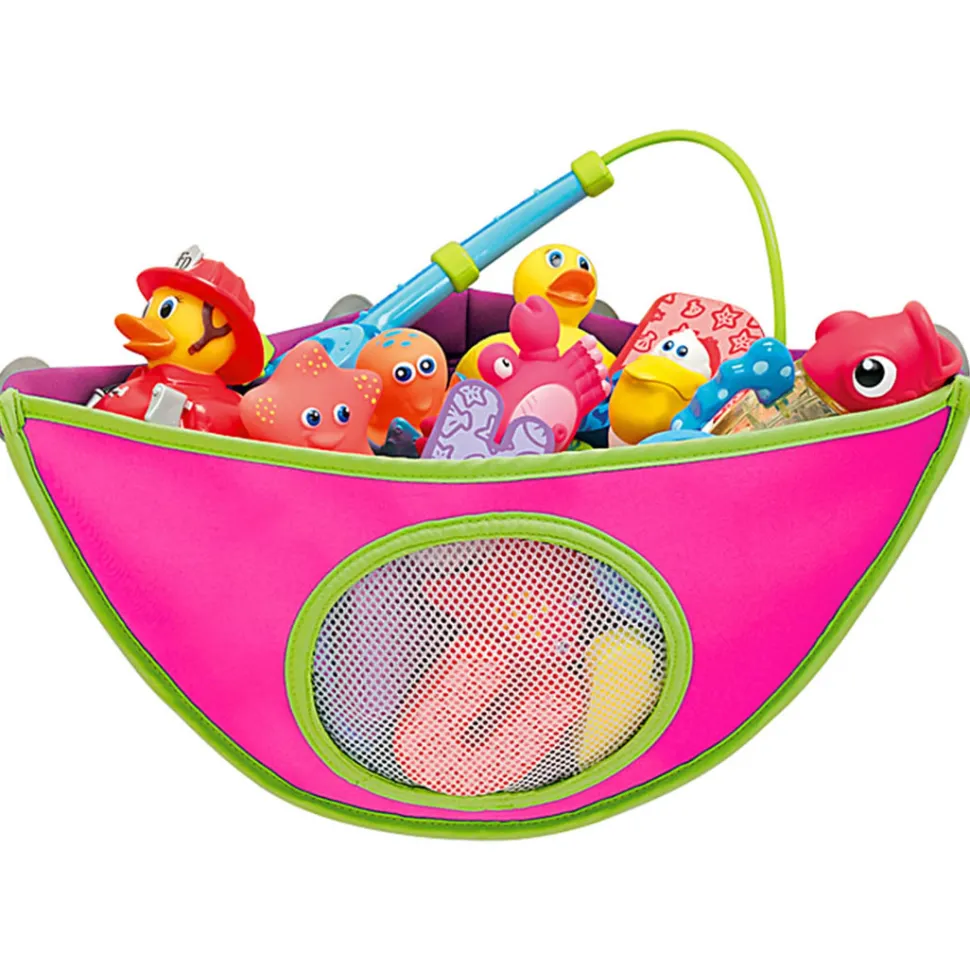 Munchkin Corner Bath Toy Organizer - Pink