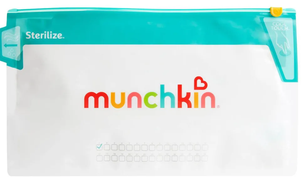 Munchkin Jumbo Bottle Sterilizer Bag, 6 Pack