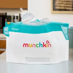 Munchkin Jumbo Bottle Sterilizer Bag, 6 Pack