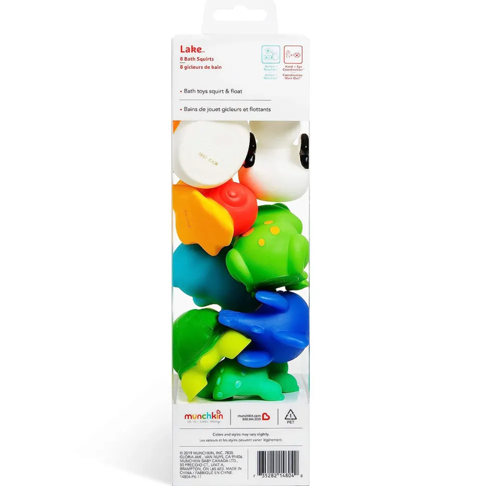 Munchkin Lake Bath Squirts, 8 Pack