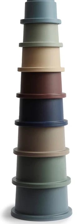 Mushie Stacking Cups - Forest