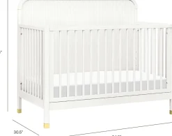 Namesake Brimsley Tambour 4-in-1 Convertible Crib - Warm White