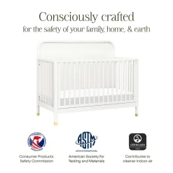 Namesake Brimsley Tambour 4-in-1 Convertible Crib - Warm White