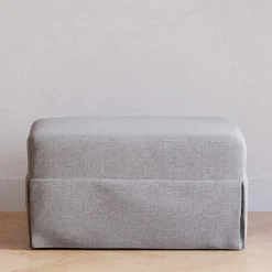 Namesake Crawford Gliding Ottoman - Performance Grey Eco-Weave