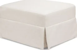 Namesake Crawford Gliding Ottoman - Performance Cream Eco-Weave