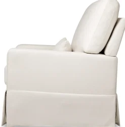 Namesake Crawford Pillowback Comfort Swivel Glider - Performance Cream Eco-Weave