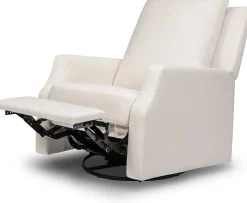 Namesake Crewe Swivel Glider Recliner - Performance Cream Eco-Weave