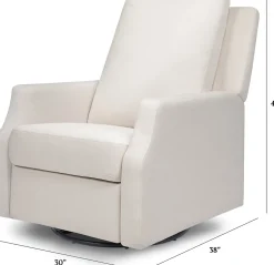 Namesake Crewe Swivel Glider Recliner - Performance Cream Eco-Weave