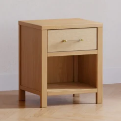 Namesake Eloise Assembled Nightstand - Honey and Performance Sand Eco-Weave