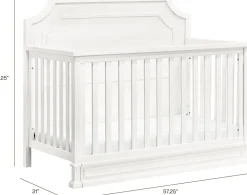 Namesake Emma Regency 4-in-1 Convertible Crib - Warm White