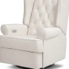Namesake Harbour Electronic Swivel Glider Recliner w/USB - Performance Cream Eco-Weave
