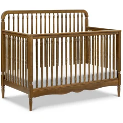 Namesake Liberty 4-in-1 Convertible Spindle Crib - Natural Walnut
