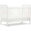 Namesake Liberty 3-in-1 Convertible Spindle Crib w/Toddler Bed Conversion Kit - Warm White