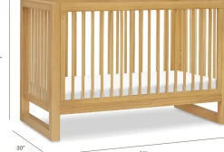 Namesake Nantucket 3-in-1 Convertible Crib w/Toddler Bed Conversion Kit - Honey
