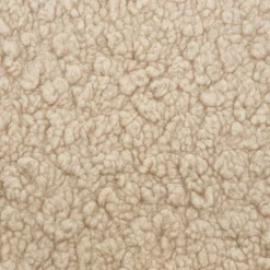 Namesake Tuffet Storage Ottoman - Chai Shearling with Honey Ball Feet