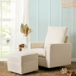 Namesake Willa/Alden Gliding Ottoman - Performance Cream Eco-Weave