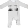 Nanit Breathing Wear Pajamas - 0-3 Months, Pebble Grey