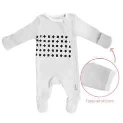 Nanit Breathing Wear Pajamas - 0-3 Months, Pebble Grey